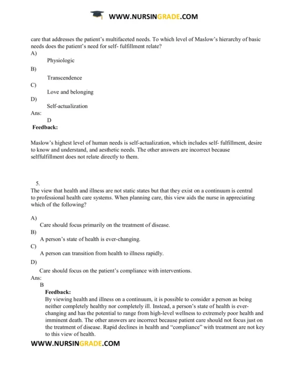 Brunner and Suddarths Textbook of Medical-Surgical Nursing 15th Edition Hinkle Test Bank