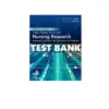 Burns and Groves the Practice of Nursing Research 9th Edition Gray Test Bank