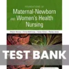 Foundations of Maternal-Newborn Nursing & Women's Health Nursing Test Bank Foundations of Maternal-Newborn Nursing & Women's Health Nursing Test Bank
