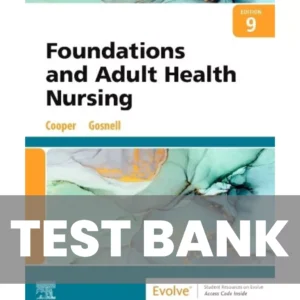 Foundations of Nursing 9th Edition Cooper Test Bank