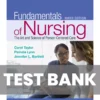 Fundamentals of Nursing 9th Edition Taylor Test Bank