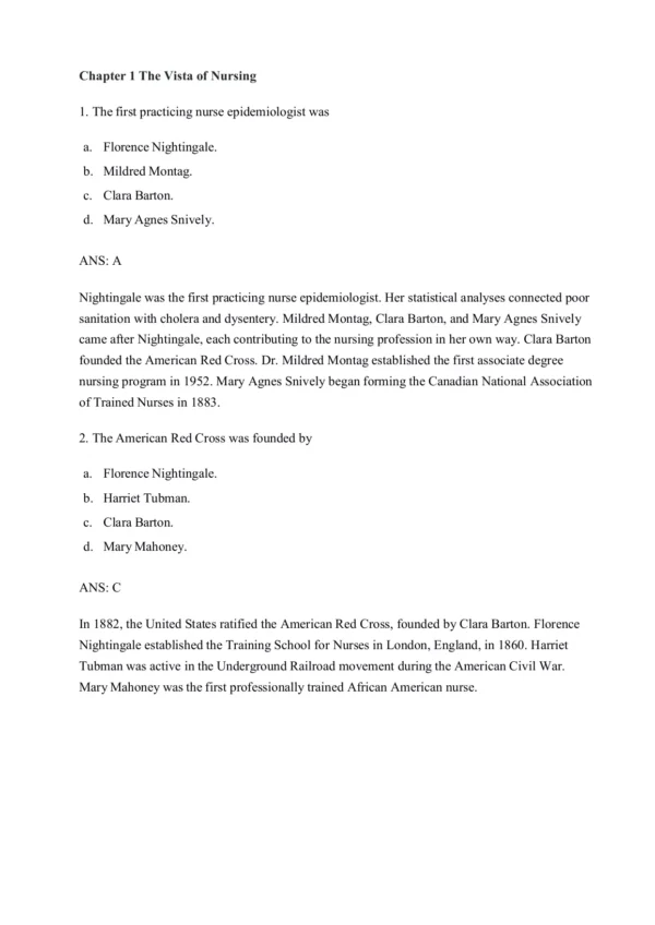 Fundamentals of Nursing Care 3rd Edition Test Bank Fundamentals of Nursing Care 3rd Edition Test Bank