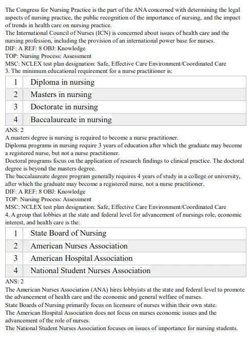 Fundamentals of nursing 10th edition Potter Perry Test Bank