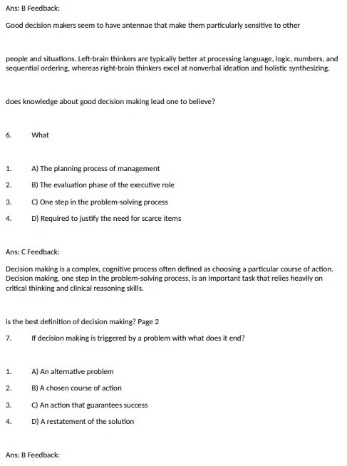 Leadership Roles and Management Functions in Nursing 10th Edition Marquis Huston Test Bank Leadership Roles and Management Functions in Nursing 10th Edition Marquis Huston Test Bank