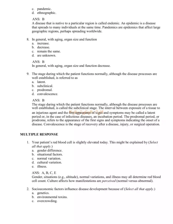 Pathophysiology 6th Edition Banasik Test Bank Pathophysiology 6th Edition Banasik Test Bank