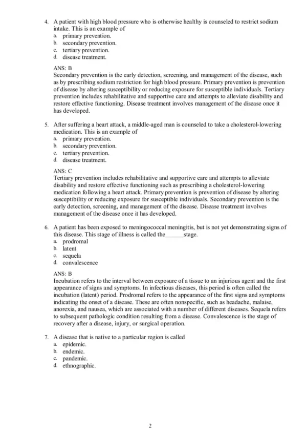 Pathophysiology 7th Edition Jacquelyn L. Banasik Test Bank Pathophysiology 7th Edition Jacquelyn Banasik Test Bank