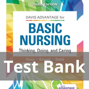 Basic Nursing-Thinking Doing and Caring 3rd Edition Test Bank