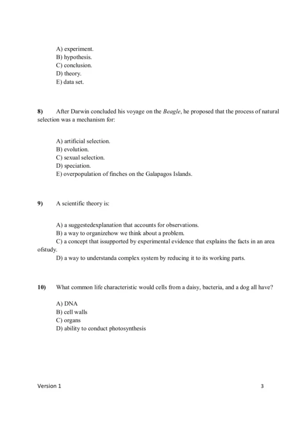 Biology 13th Edition by Peter Raven Test Bank