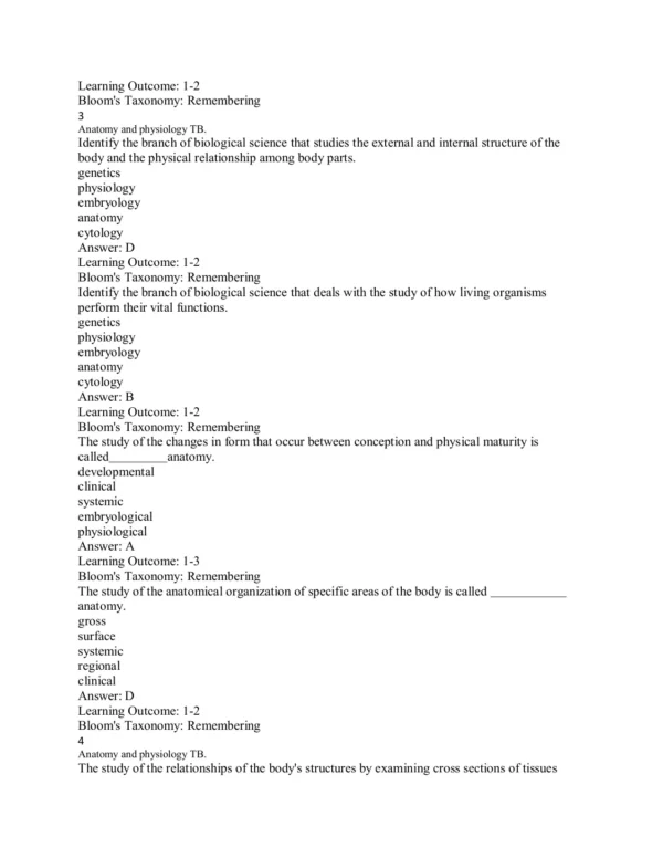 Fundamentals of Anatomy & Physiology 11th edition Test Bank3 Fundamentals of Anatomy & Physiology 11th edition Test Bank