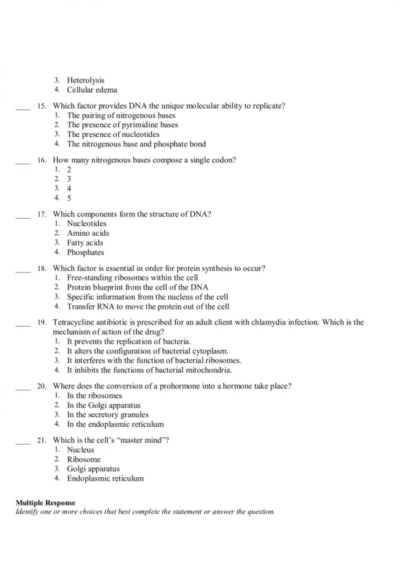 Pathophysiology Introductory Concepts and Clinical Perspectives 2nd Edition by Capriotti Test Bank3 Pathophysiology Introductory Concepts and Clinical Perspectives 2nd Edition by Capriotti Test Bank