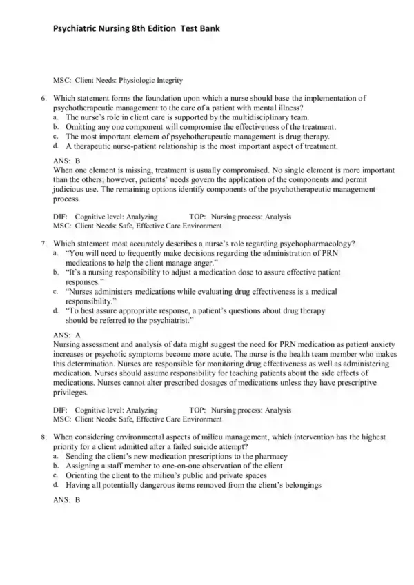 Psychiatric Nursing 8th Edition by Norman L. Keltner Test Bank_Page3 Psychiatric Nursing 8th Edition by Norman L. Keltner Test Bank