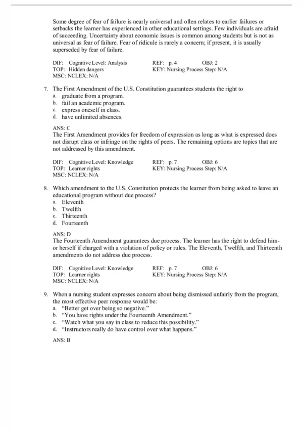 Success in Practical Vocational Nursing 10th Edition Carrol Collier Test Bank