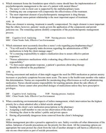 Keltner’s Psychiatric Nursing 9th Edition by Debbie Steele Test Bank3 Keltner’s Psychiatric Nursing 9th Edition by Debbie Steele Test Bank