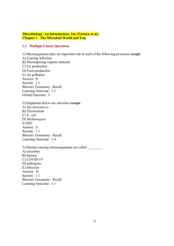 Microbiology An Introduction 14th edition Gerard J. Tortora Test Bank_Page2.webp-002 Microbiology An Introduction 14th edition Gerard J. Tortora Test Bank