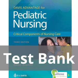 Pediatric Nursing Critical Components of Nursing Care 3rd Edition Kathryn Rudd Test Bank Pediatric Nursing Critical Components of Nursing Care 3rd Edition Kathryn Rudd Test Bank