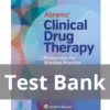Abrams' Clinical Drug Therapy 11th Edition Geralyn Frandsen Test Bank Abrams' Clinical Drug Therapy Rationales for Nursing Practice 11th Edition Test Bank