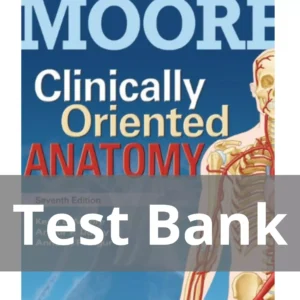 Clinically Oriented Anatomy 7th Edition Keith L. Moore Test Bank