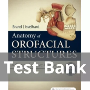 Brand Anatomy of Orofacial Structures 8th Edition Test Bank