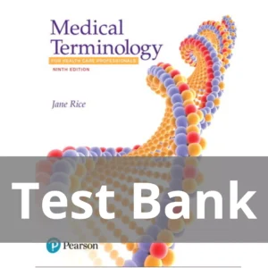 Medical Terminology for Healthcare Professionals 9th Edition Jane Rice Test Bank